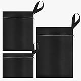 Toyvian 3 Stück Nassbeutel aus Polyester mit Reißverschluss Nass und Trockentaschen für Badeanzüge Sportkleidung und Windeln mit Griffen Wiederverwendbar für Reisen und Babys