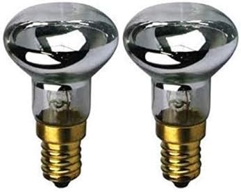 R39 E17 Replacement Light Bulb Lava Lamp 30 Watt Motion Reflector Type (2 Pack)