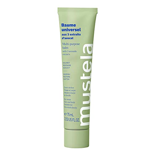 Mustela Avocado Multi-Purpose Balm - Natural Vegan Moisturizer for Face,