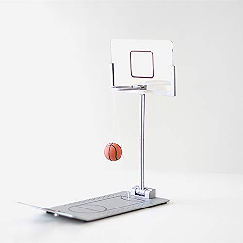 Bellagione Miniature Table Basketball Shooting Machine Portable Desktop Finger Ejection Basketball Decor for Birthday
