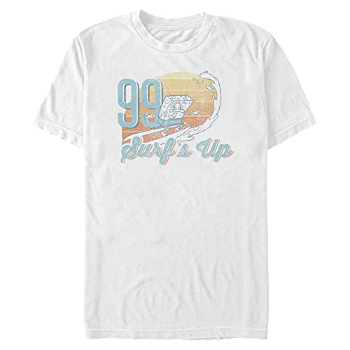 T-shirt Bob l'éponge imprimé rétro manches courtes coton