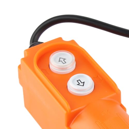 Bouton de Grue, Palan Vers Le Haut à RéInitialisation Automatique éTanche à La Poussière Avec Condensateur 220-380V 30uF, Pour Petites Grues, Palans éLectriques, Grues et Autres éQuipements