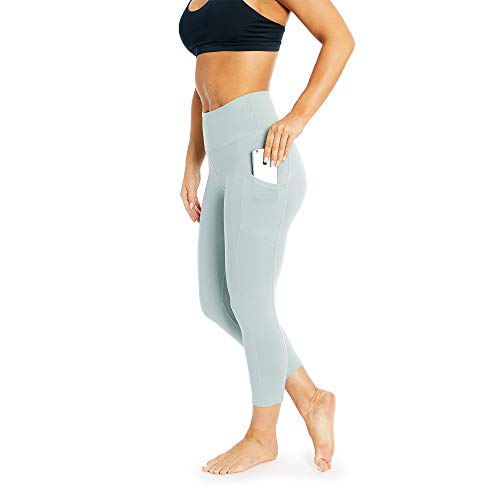 Women's Activewear Control Top Leggings | Designer Quality High Waist Yoga Pants with Tummy Control & Pocket | 22