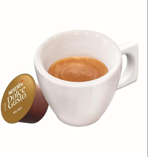 Image of Nescafe Dolce Gusto Espresso Milano Coffee (16 Pods) 112g Box By COUGAR | Delicate & Smooth Espresso | Intensity 7 | Italian Inspired Blend | Compatible with Dolce Gusto Machines - (Imported-UK)