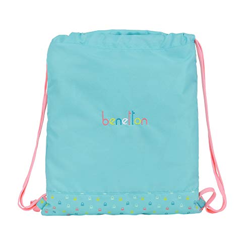 Safta 612075196 Saco Mochila Plano Cuerdas Benetton