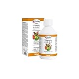 Quiko Vitamine A-D-E-C -100 ml Pour l'apport de vitamines aux oiseaux d'ornement, pigeons voyageurs et poules - Pour l'apport de vitamines après les cures de coccidies - Idéal en situation de stress