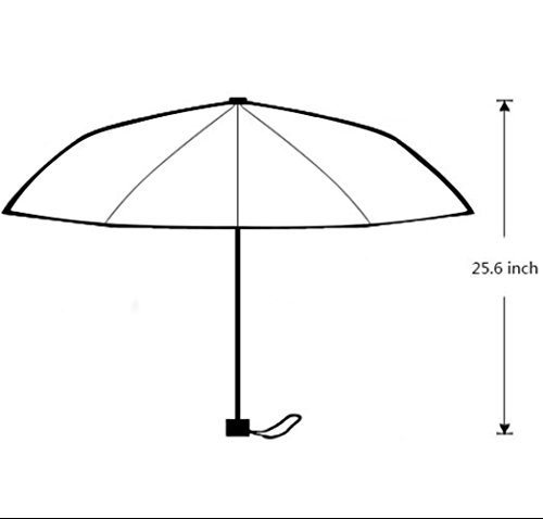 Artsbaba Umbrella Love Peace Sign Rain Umbrella Foldable Uv Protection Umbrella Compact Travel Umbrella #TOP5