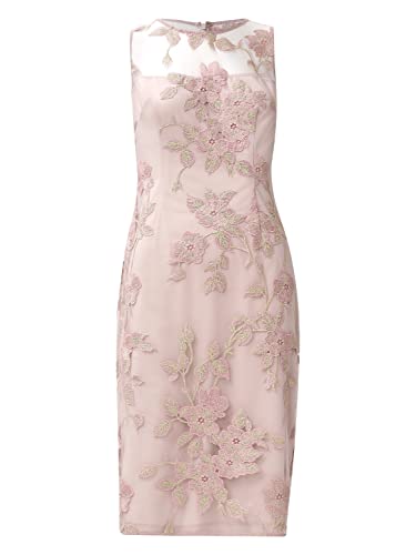 Image of Adrianna Papell Women's Floral Embroidery Sheath Dress