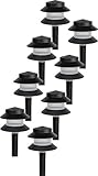 Paradise Plastic Path Stake Light (Black, 8 Pack)