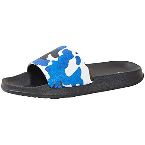 Strong Souls Blue Camouflage Sliders for Boys Cover