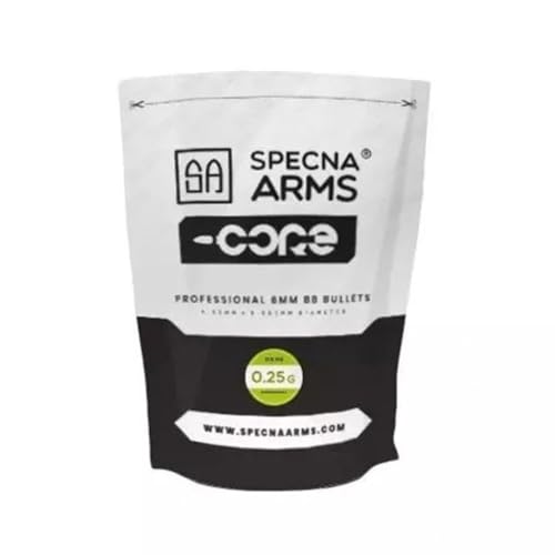 Specna Arms Core Bio, Bolas BB 0,25 g, Biodegradables, 5,95 mm, 0,5 kg, Blanco Mate