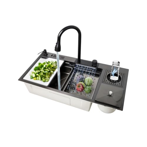 Stillus Home - CUBA COZINHA GOURMET MULTIFUNCIONAL PRETA LIXEIRA LAVA COPOS