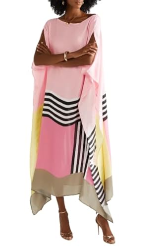 Women's Satin Silk Islamic Wear Printed Calf Length Kaftan, Designer