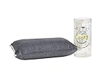 Cojín de viaje memory foam tiene una espuma viscoelástica de gran calidad con una densidad de 50 kg/m3 que proporciona una gran comodidad y descanso en tus largos viajes