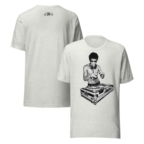 Bruce Lee DJ Dragon BL85 Black Logo Short Sleeve Unisex t-Shirt