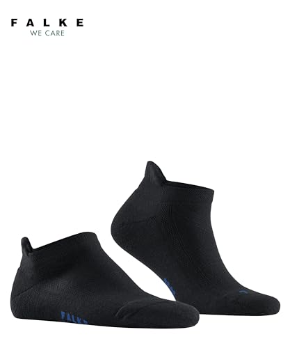 FALKE Unisex Cool Kick Sneaker Socks, Black (Black 3000), 6.5-8.53