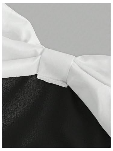 Floerns Girl's Off The Shoulder Bow Dress Ruched Ruffle Hem Mini Birthday Dresses3