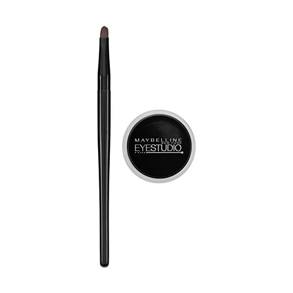Maybelline-New-York-Makeup-Eyestudio-Lasting-Drama-Gel-Eye-Liner-Blackest-Black-Waterproof-0106-OuncePack-of-1 Maybelline New York Makeup Eyestudio Lasting Drama Gel Eye Liner, Blackest Black, Waterproof, 0.106 Ounce,Pack of 1