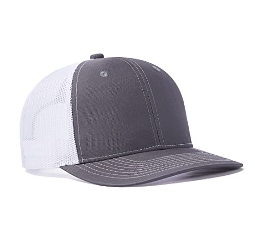 Image of Quanhaigou Trucker Hat - Mesh Snap Back - Unisex Adjustable Baseball Cap - Outdoor Hats for Men Women