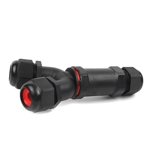 Connecteur IP68 5P type Y à vis rapide étanche pour câble 3 voies