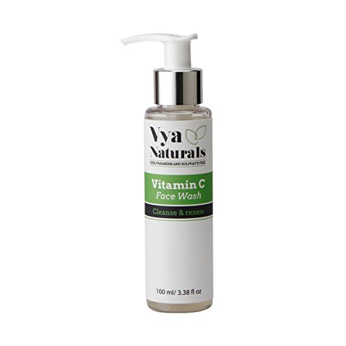 Vitamin C Facial Cleanser- Anti Aging, Breakout & Wrinkle Reducing Face Wash With Natural Ingredients- Best Cleanser for Oily Skin, Dry Skin & Normal Skin- Vya Naturals Set Of 2