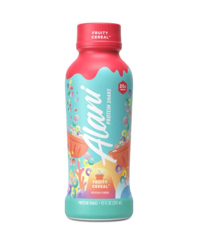 Alani Nu Protein Shake, Ready to Drink, Naturally Flavored, Gluten Free, Only 140 Calories with 20g Protein per 12 Fl Oz bottle (Fruity Cereal, 12 Pack) 1 - image 2