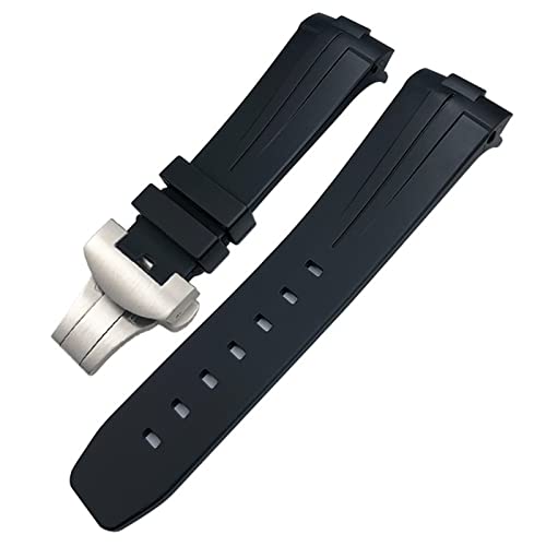 Bracelet montre caoutchouc 24mm étanche pour le sport et l'été