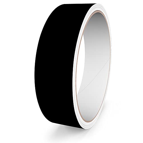 Motoking Zierstreifen, Schwarz Matt, 20 mm Breite, 10 m Länge, RAL 9005, Aufkleber Folie Auto Boot Motorrad Wohnmobil Wohnwagen & mehr