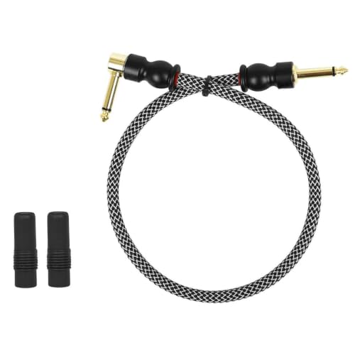 Cables para guitarra eléctrica 6,35mm cable de audio trenzado para altavoces y amplificadores