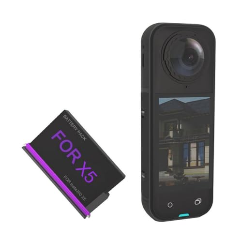 For Insta360 X5 Ή obe[ pANZT[e 2500mAh Beԉ for Insta360 X5 pobe[ for Insta360 X5 i IWi[dŏ[d\