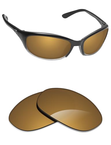 Verres polarisés de rechange Costa Del Mar Harpoon Flare Gold taille unique