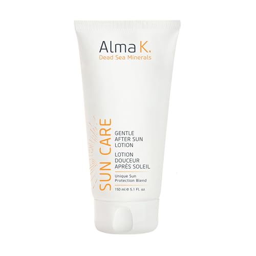 Alma K Gentle After Sun Lotion - After Sun Care - Made with Aloe Vera Gel, Dead Sea Minerals - Sunburn Relief - Vacation Essentials for Women - 150 ml