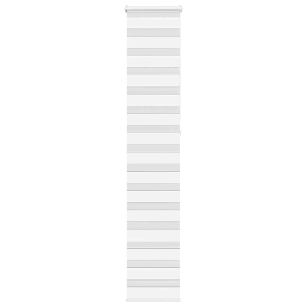 Store enrouleur double blanc 40 x 230 cm en polyester - Largeur du tissu 35,9 cm - Avec brise-vue - Store occultant pour fenêtre intérieure - Store à fixation sans perçage - Alternative - Store plissé