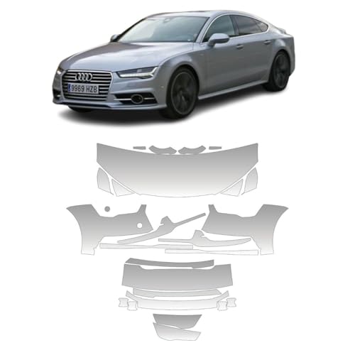 Vinyle protecteur PPF Audi A7 S-Line 2015-2017 pochoirs prédécoupés carrosserie