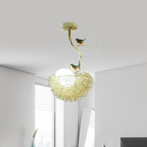 Lustre plafonnier LED escalier lumière blanche B moderne - 7