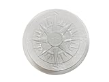 Garden Molds Compass Rose Stepping Stone Mold, Concrete Stepping Stone Mold, Garden Decor Mold, 15.5'' Round