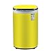 JIAGU Lavadora de Bajo Consumo Lavadora pequeña Mini Mini automática Ropa Interior de Mancha de Alta Temperatura Cocina, Lavado y Secado Integrado (Color : Yellow, Size : 44x46x73.5cm)