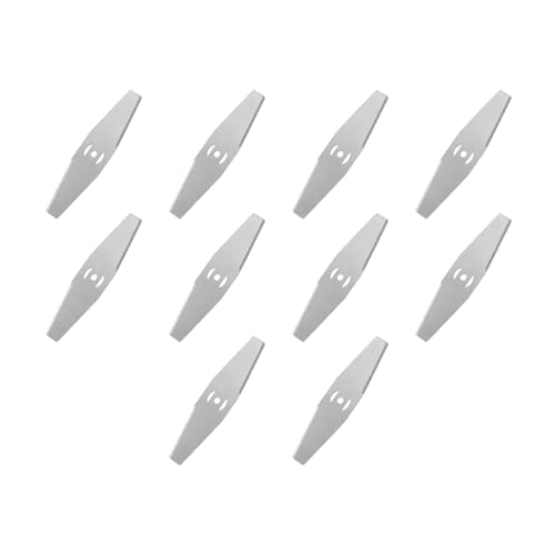 KUNYOS Accesorios Para Cortacésped Cuchillas de repuesto for cortacésped, cabezal corte hilo metálico, sierra máquina cortadora césped, accesorios Herramienta(10PCS)