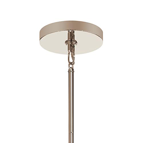 Kichler Kadas 40.75" 8 Light Chandelier With Clear Crystal Glass In Polished Nickel #TOP4