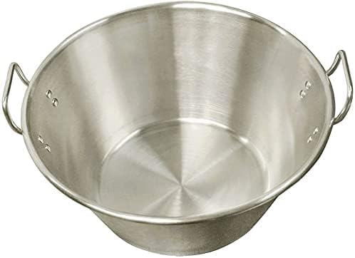 Huge Comal Cazo Extra Large XXL 33'' Carnitas Stainless Steel Caso Pot Pan Wok Gas Stove burner Cook