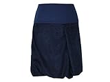 Blau dunkle design Ballonrock Veloure Blau
