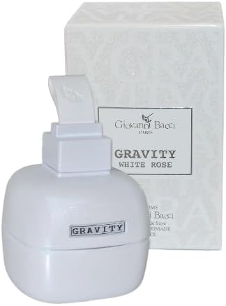 PARIS Gravity White Rose Imported Long Lasting Luxury French EDT Perfume Spray 100ML for UNISEX (Pack of 1)