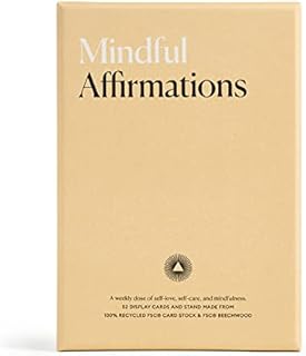 Intelligent Change Mindful Affirmation Cards (Deck of 52) - Weekly Positive Affirmations for Self-Esteem and Stress Relief - Mantras and Meditation Tools - Self-Care Gift for Gratitude Productivity
