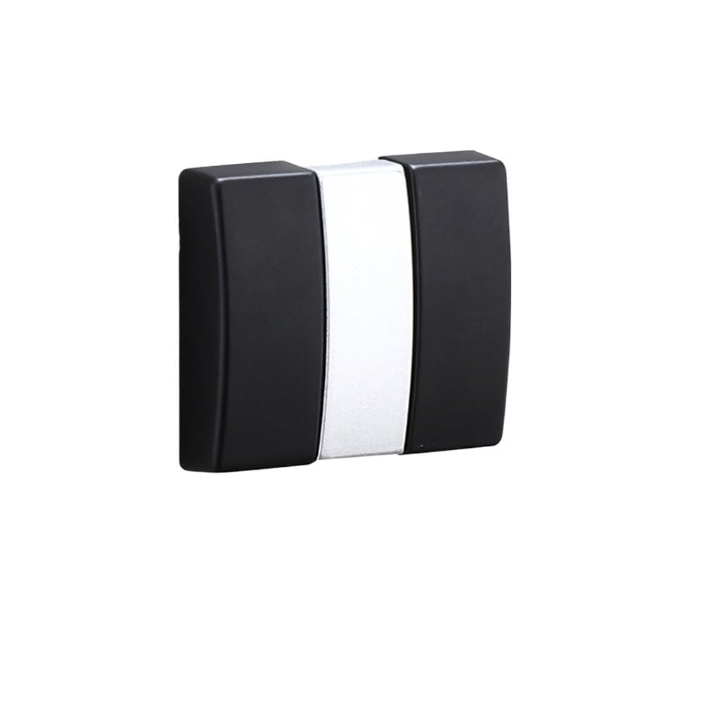 Mobygkfy White Black Coat Hooks For Wall Solid Aluminum Heavy Duty Conceal Folding Coat Hat Scarf Bag Towel Key Hook Retractable Black Single Hook(White Black)