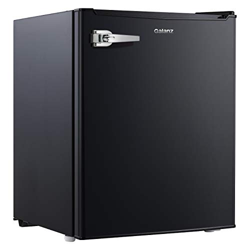 Galanz 2.7 cu ft Black Retro Refrigerator