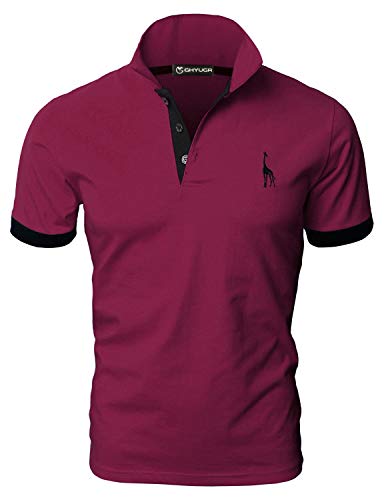 GHYUGR Poloshirt voor heren, effen, borduursel, poloshirt met korte mouwen, S-XXL. - Image 4