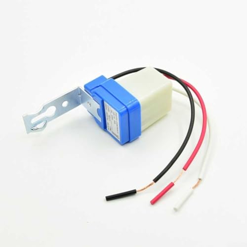 Interrupteur de contrôle de lumière 220 V, capteur crépusculaire 10 A marche/arrêt automatique pour éclairage de rue, jardin, autoroute et ferme