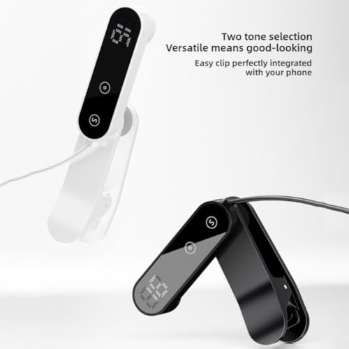 Clicker automático para smartphone con velocidad ajustable en blanco 6