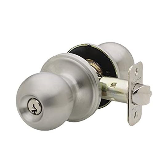 Copper Creek BK2040SS Ball Entry Door Knob, Satin Stainless