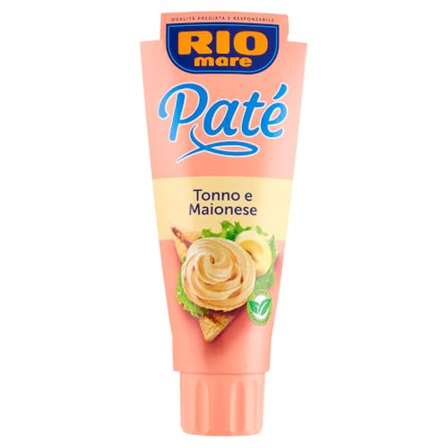 Italian Gourmet Thunfisch-Paté mit Mayonnaise 6×100 g – cremiger Fischaufstrich für Toast, Sandwich, Canapés & Snacks, praktisch portioniert + Italian Gourmet Polpa